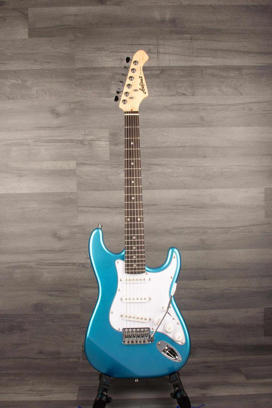 Aria STG Mini Electric Guitar - Metallic Blue