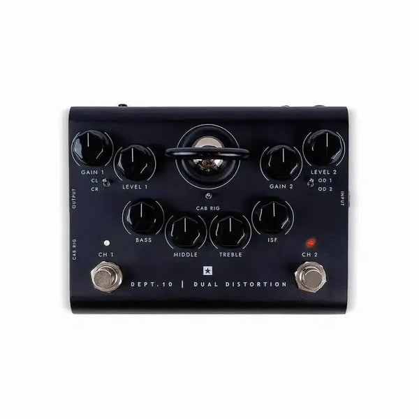 Blackstar - DEPT 10 Dual Distortion- VALVE POWERED DUAL DISTORTION PEDAL