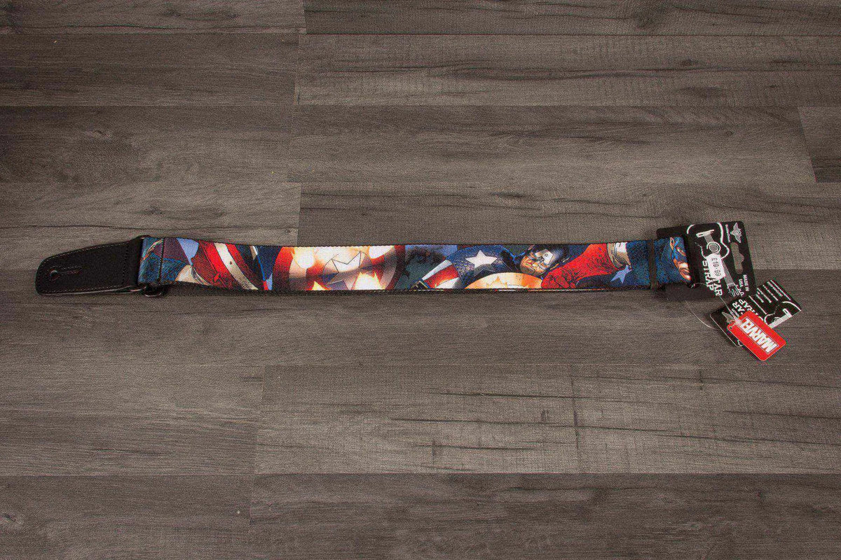 Buckle Down Captain America Guitar Strap