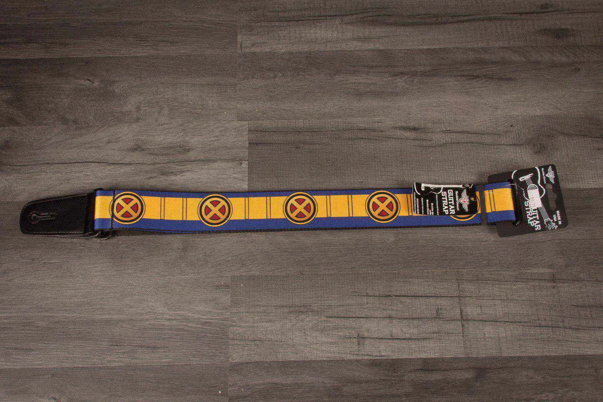 Buckle Down Xmen Blue And Yellow Guitar Strap
