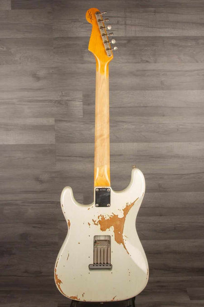 USED Fender Custom Shop '64 Stratocaster Heavy Relic Electric Guitar - Olympic White S#R97881