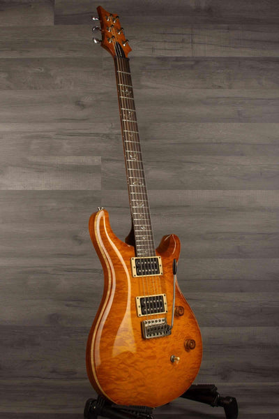USED - PRS Custom 24 10 Top McCarty sunbuerst (player grade) 2011 guitar with a cherry sunburst finish.