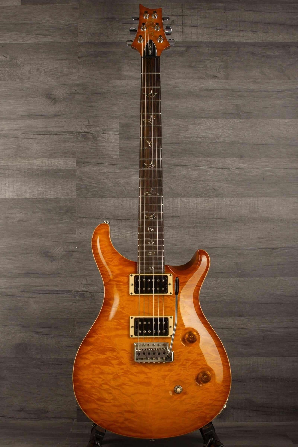USED - PRS Custom 24 10 Top McCarty sunbuerst (player grade) 2011 electric guitar front view