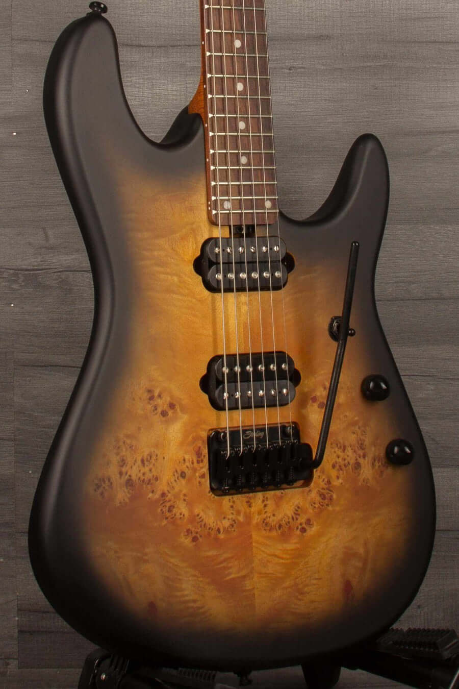 USED Sterling by MusicMan Richardson 6 Cutlass Electric Guitar - Natural Poplar