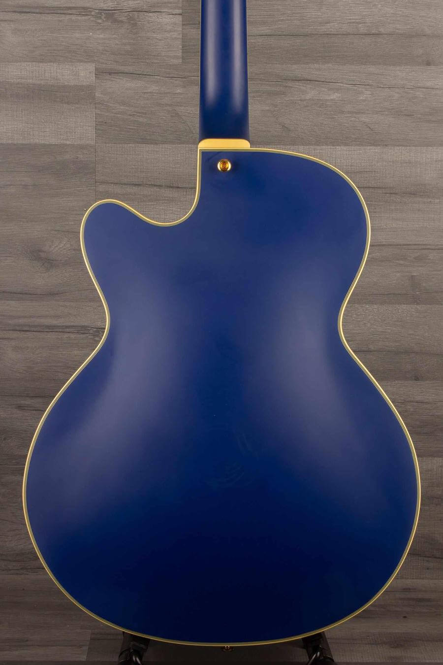Used - D'Angelico Deluxe 175 Matte Royal Blue - MusicStreet