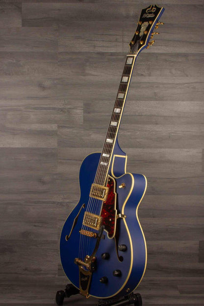 Used - D'Angelico Deluxe 175 Matte Royal Blue