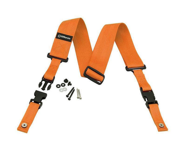 Dimarzio ClipLock® Quick Release Guitar Strap 2" nylon, Orange