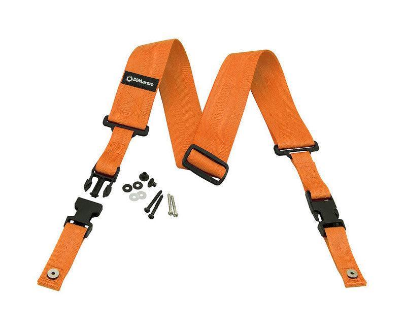 Dimarzio ClipLock® Quick Release Guitar Strap 2" nylon, Orange