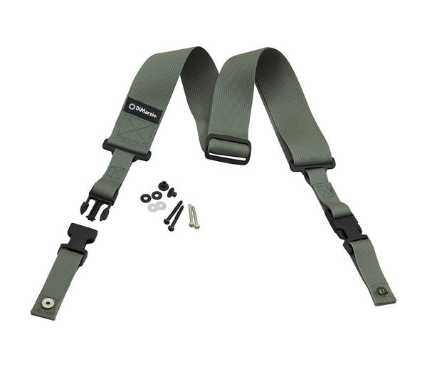 DiMarzio ClipLock Quick Release Guitar Strap - Gray