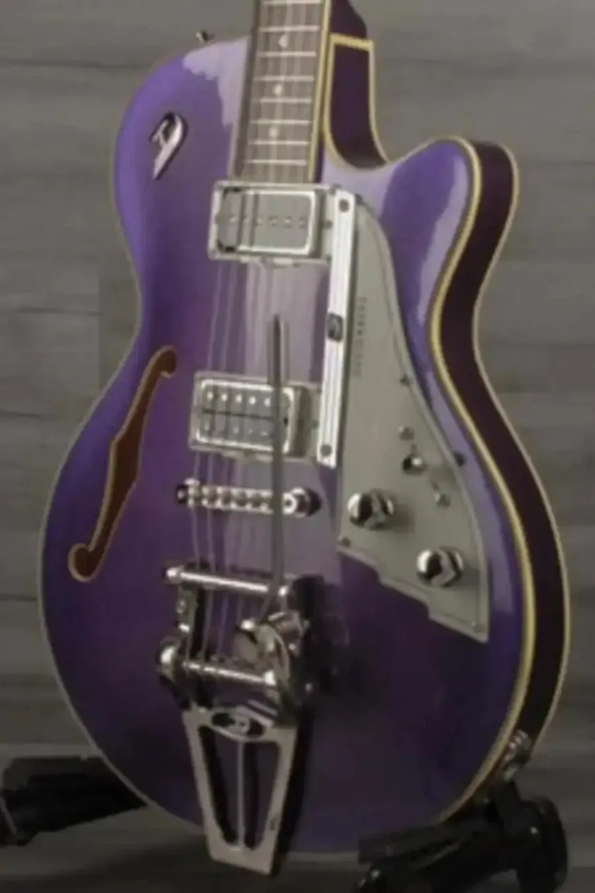 Duesenberg Starplayer TV Galaxy Purple Burst - MusicStreet
