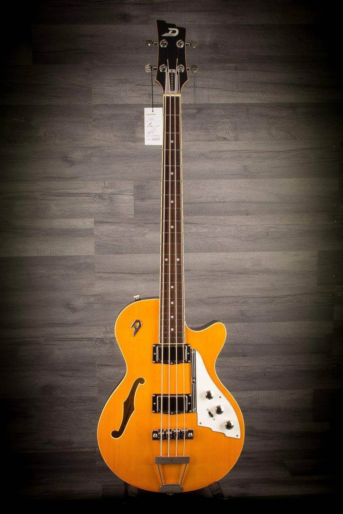 Duesenberg Starplayer Bass Guitar - Trans-Orange (Incl. Hard Case)