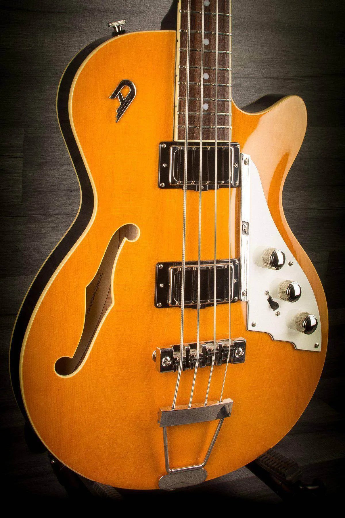 Duesenberg Starplayer Bass Guitar - Trans-Orange (Incl. Hard Case)