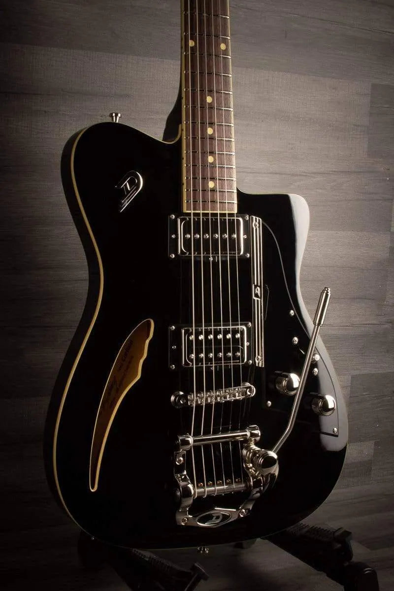 Duesenberg Caribou Electric Guitar - Black (With Hard Case)