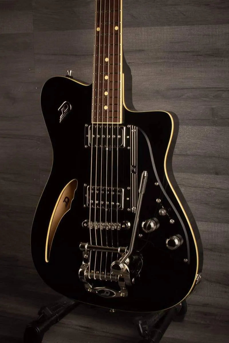 Duesenberg Caribou Electric Guitar - Black (With Hard Case)