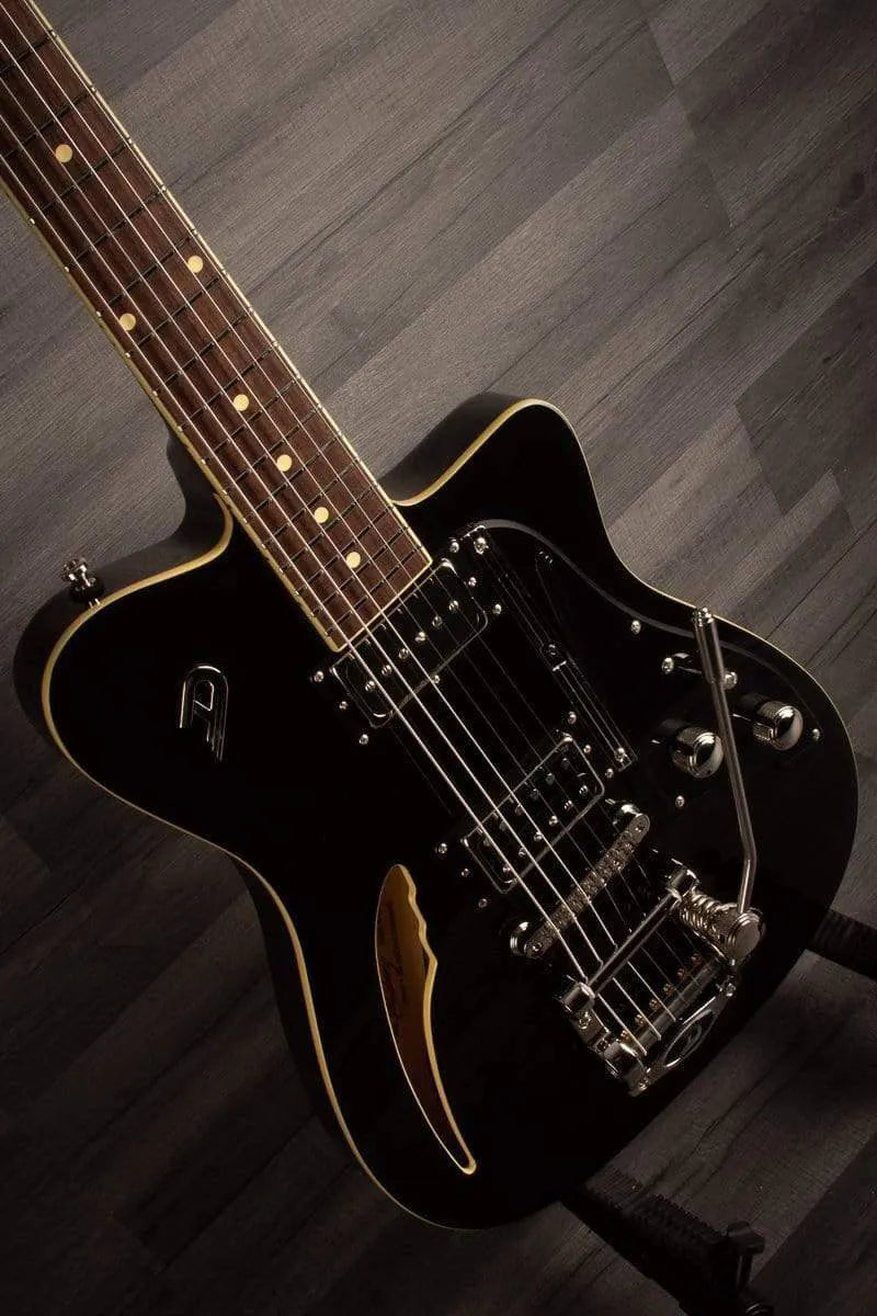 Duesenberg Caribou Electric Guitar - Black (With Hard Case)