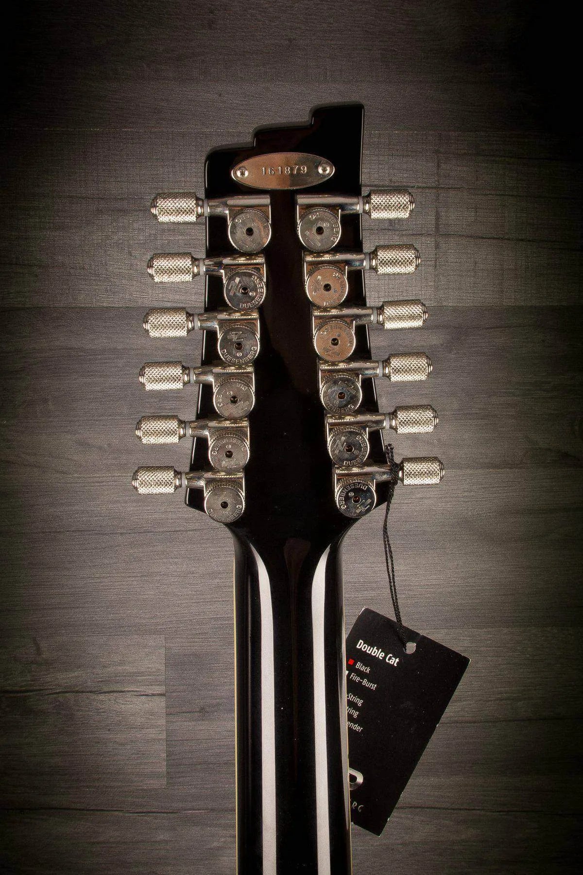 Duesenberg Doublecat 12 String Black inc Hard case