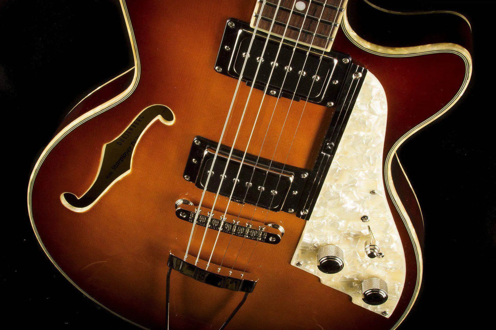 Duesenberg Hollow Series Starplayer TV Electric Guitar - Vintage Brown