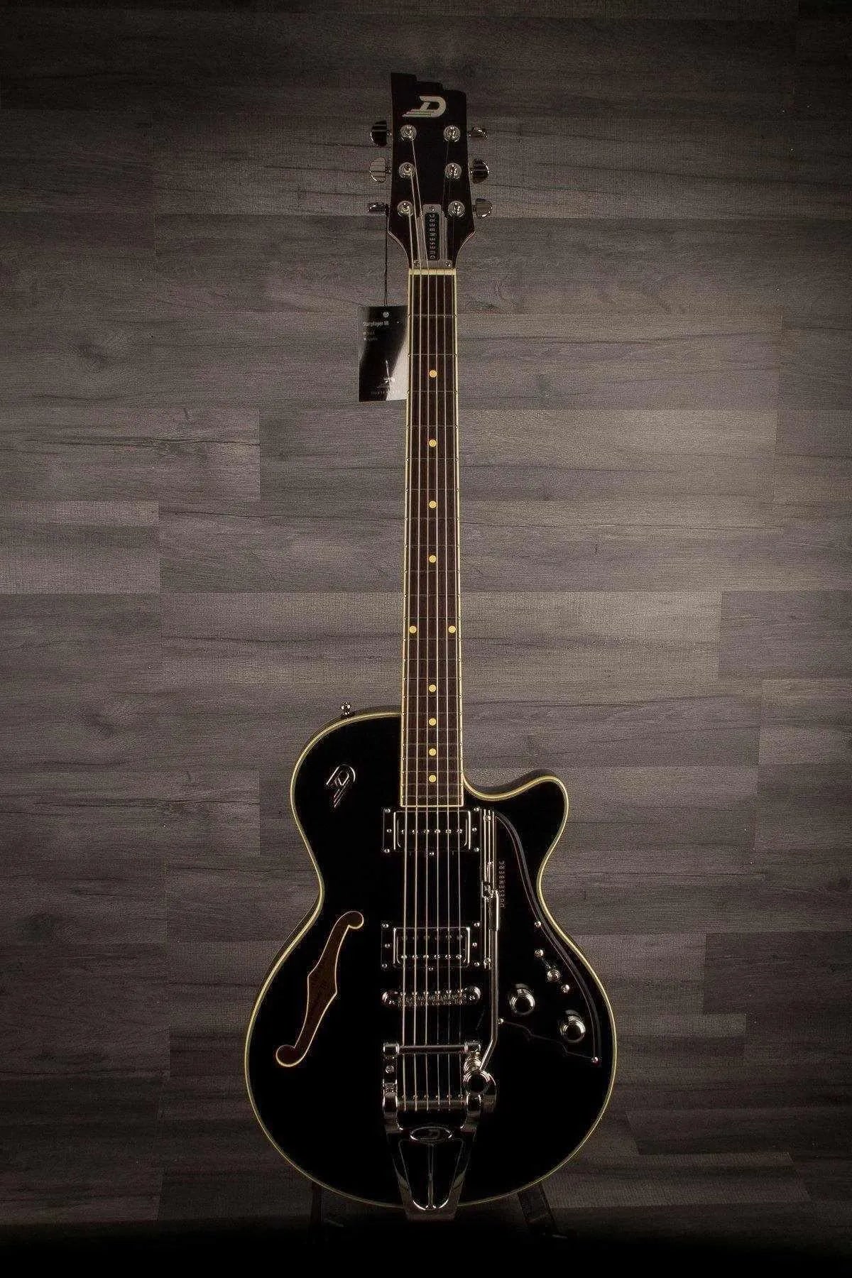 Duesenberg Starplayer III Electric Guitar - Black (With Hard Case)