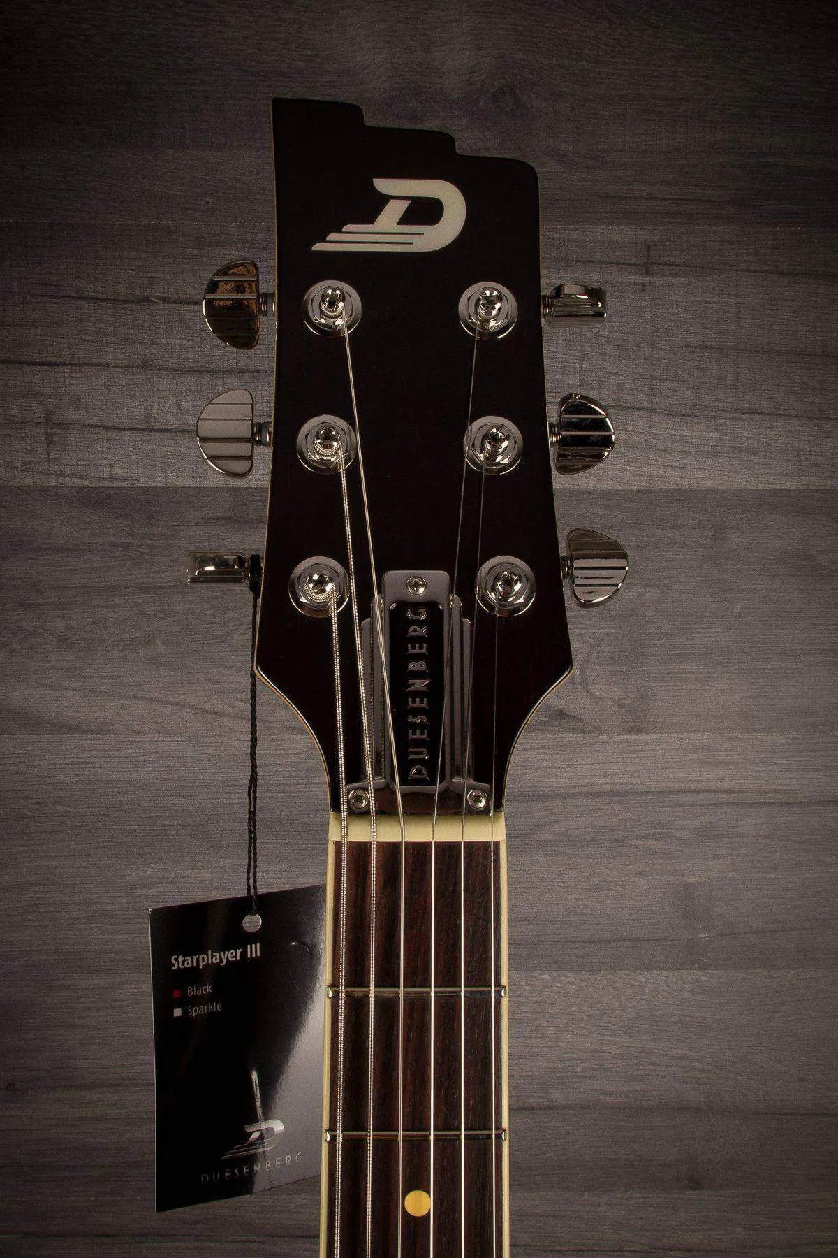 Duesenberg Starplayer III Electric Guitar - Black (With Hard Case)