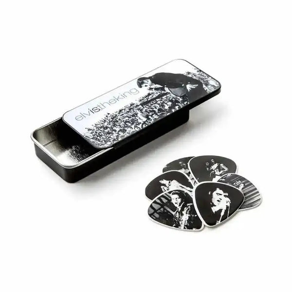 Dunlop – Elvis Presley – The King Pick Tin – 6 Picks – Medium - MusicStreet