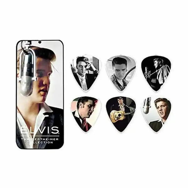 Dunlop – Elvis Presley – The Wertheimer Collection Pick Tin – 6 Picks – Medium - MusicStreet
