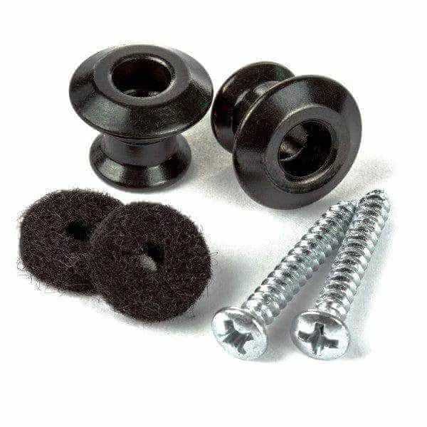Jim Dunlop - Dual Design Straplok Buttons - Black