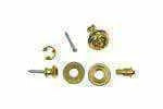 Jim Dunlop Dual-Design Straplok Buttons - Gold