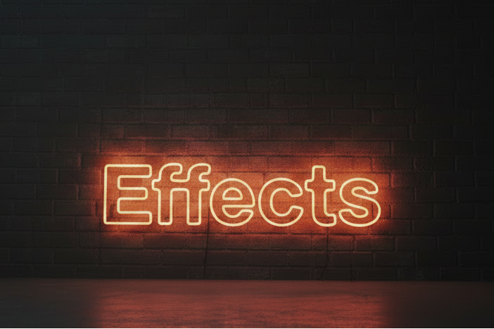 Effects neon sign style 7