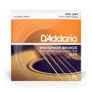 D'Addario EJ15 Phosphor Bronze Acoustic Guitar Strings