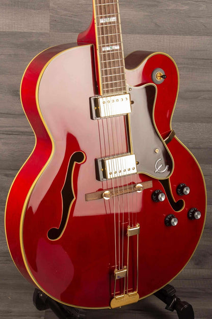 Epiphone Broadway Electric Guitar - Wine Red, Includes Premium Gig Bag