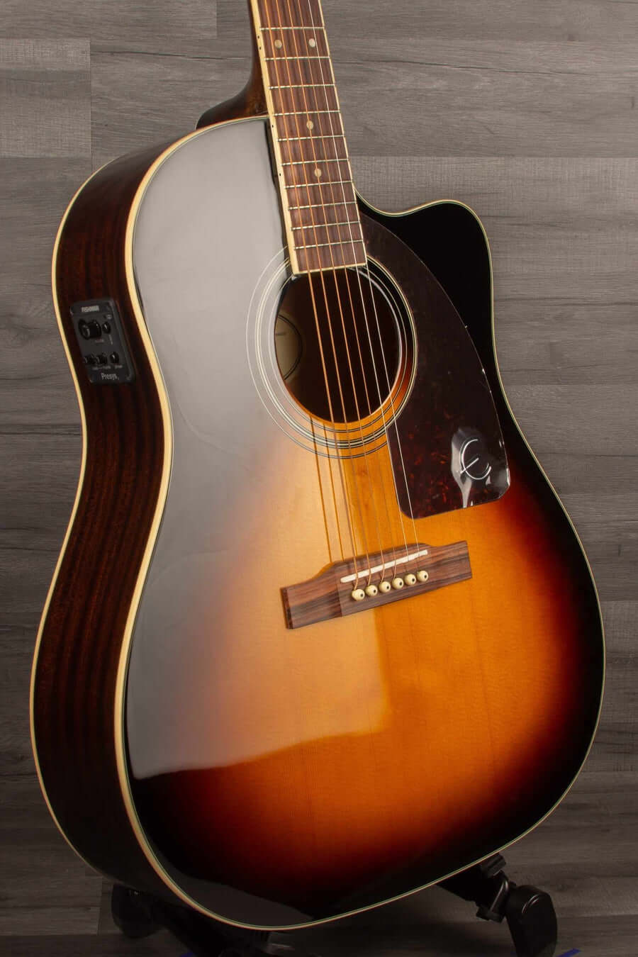 Epiphone J45EC Studio Solid Top Fishman Presys II Vintage Sunburst