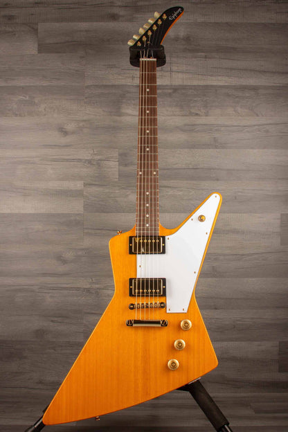 Epiphone 1958 Korina Explorer Electric Guitar (Includes Hard Case)