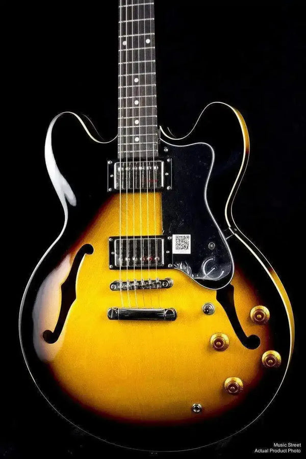 USED - Epiphone Dot 335 Archtop Guitar - Vintage Sunburst