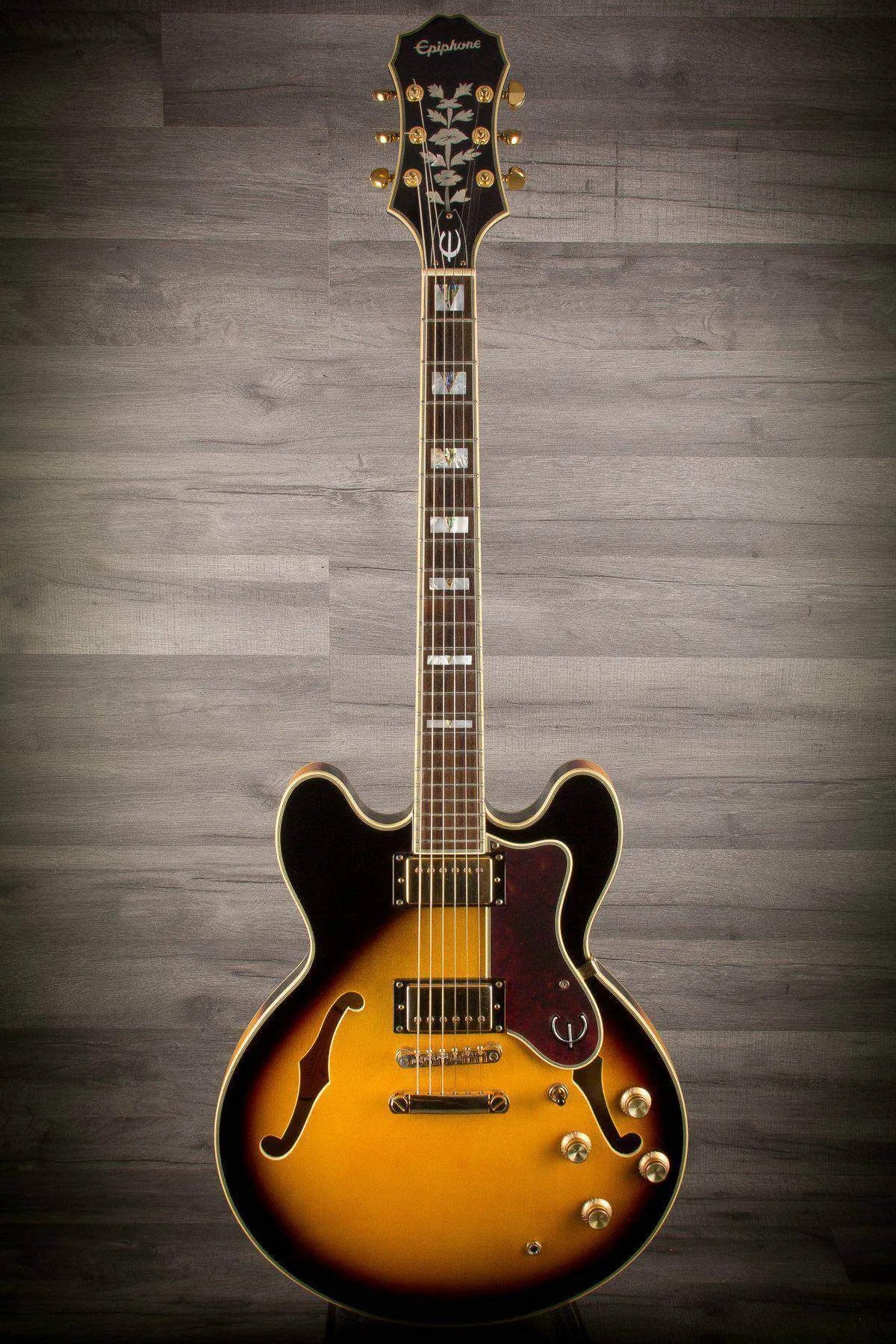 USED - Epiphone Sheraton II Pro (Vintage Sunburst) W/Hardcase