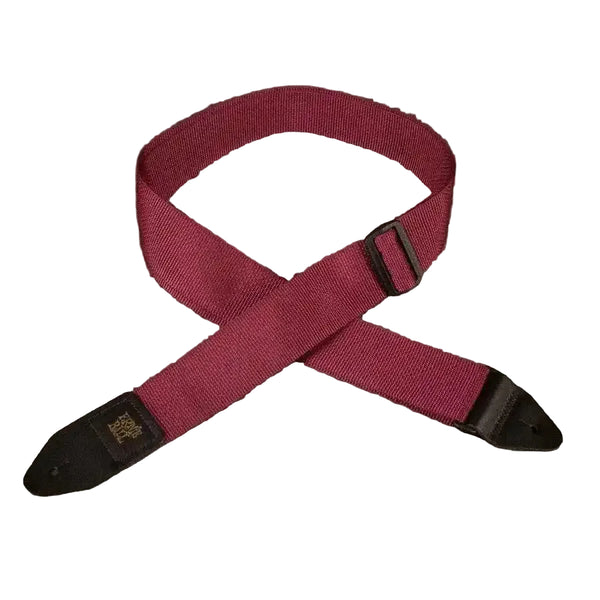 Ernie Ball Burgundy Nylon Guitar Strap