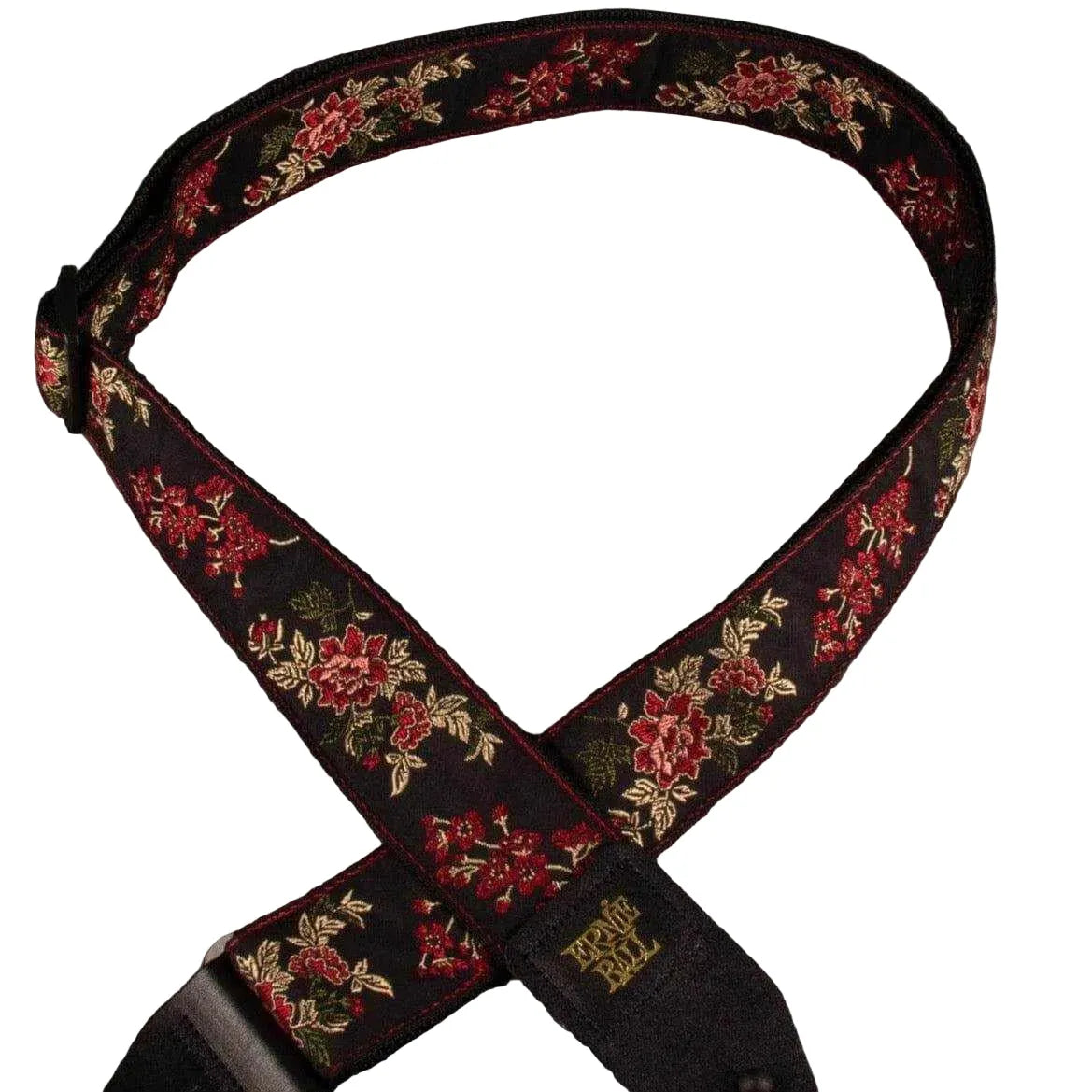 Ernie Ball Jacquard Guitar Strap - Red Rose