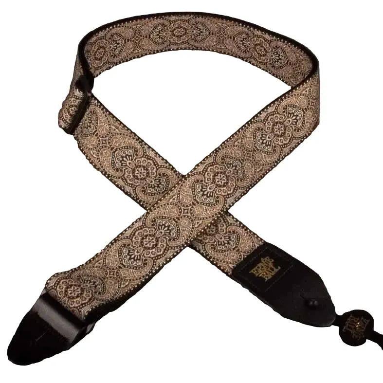 Ernie Ball Jacquard Guitar Strap - Gold & Black