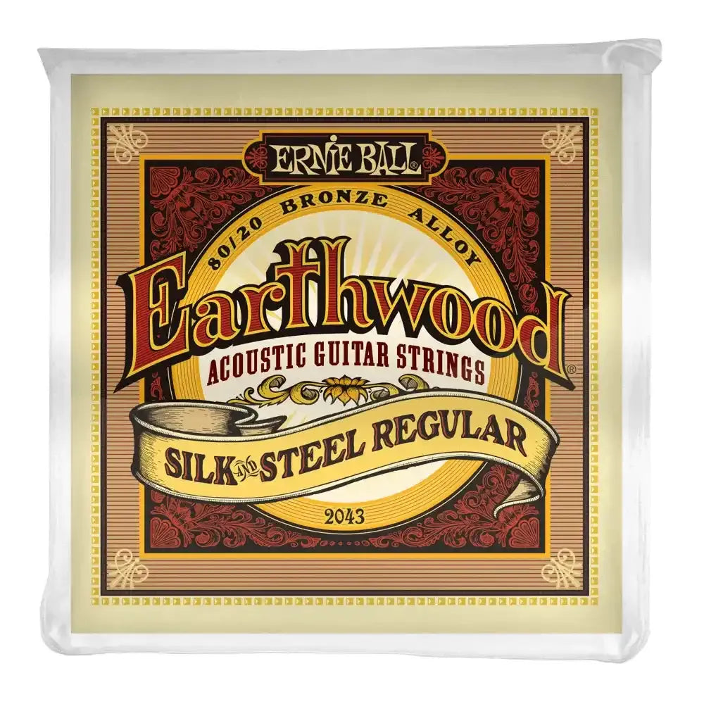 Ernie Ball 2043 Earthwood Silk and Steel 13-56 Guitar String