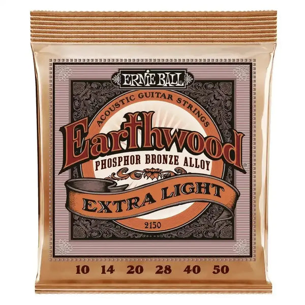 Ernie Ball 2150 Earthwood Phosphor Bronze Light 10-50 Guitar String