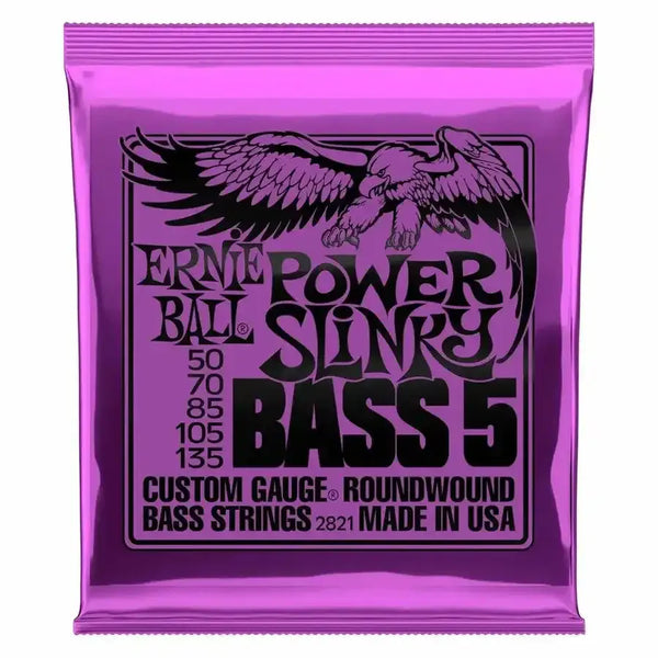 Ernie Ball Power Slinky 2821 Bass 5 String 50-135