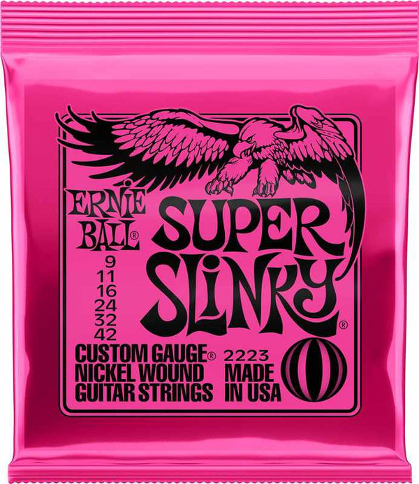 Ernie Ball Super Slinky 2223 Guitar Strings 9-42