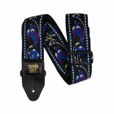 Ernie Ball Purple Pleasant Pheasant Jacquard Guitar Strap - MusicStreet