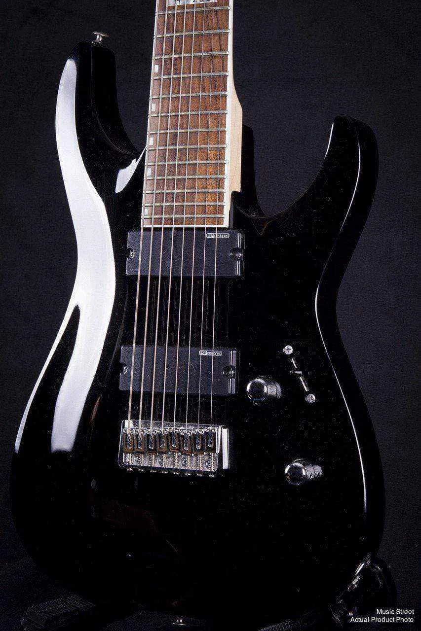 USED - Esp Ltd - H208 8 String Electric Guitar (Black)