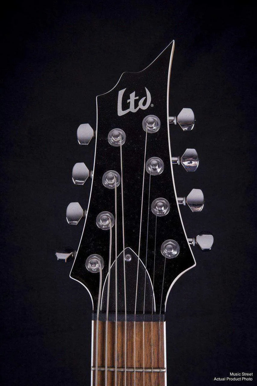 USED - Esp Ltd - H208 8 String Electric Guitar (Black)