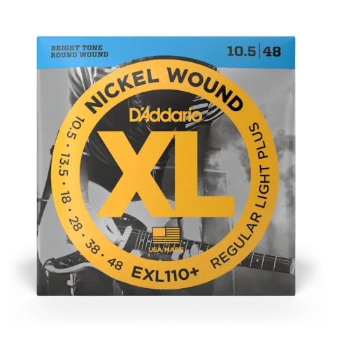 D'Addario EXL110+ 10.5-48 Electric Guitar Strings