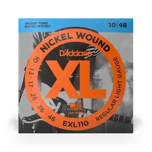 D'Addario EXL110 10-46 Electric Guitar Strings - Set Up by MusicStreet