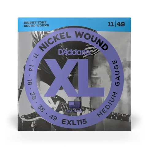 D'Addario EXL115 11-49 Electric Guitar Strings