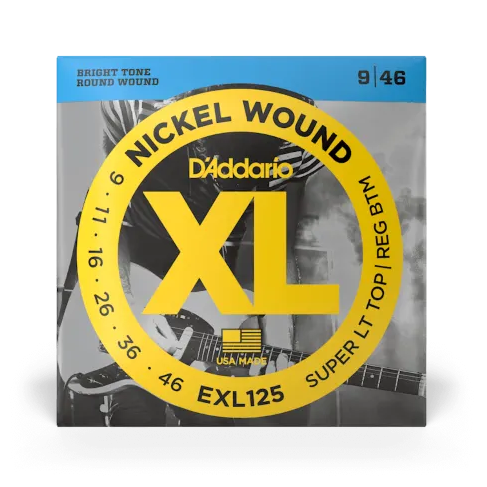 D'Addario EXL125 9-46 Electric Guitar Strings