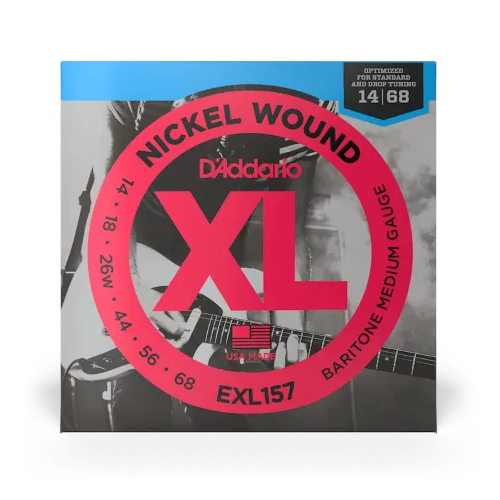 D'Addario EXL157 Nickel Wound 14-68 Baritone Medium Gauge
