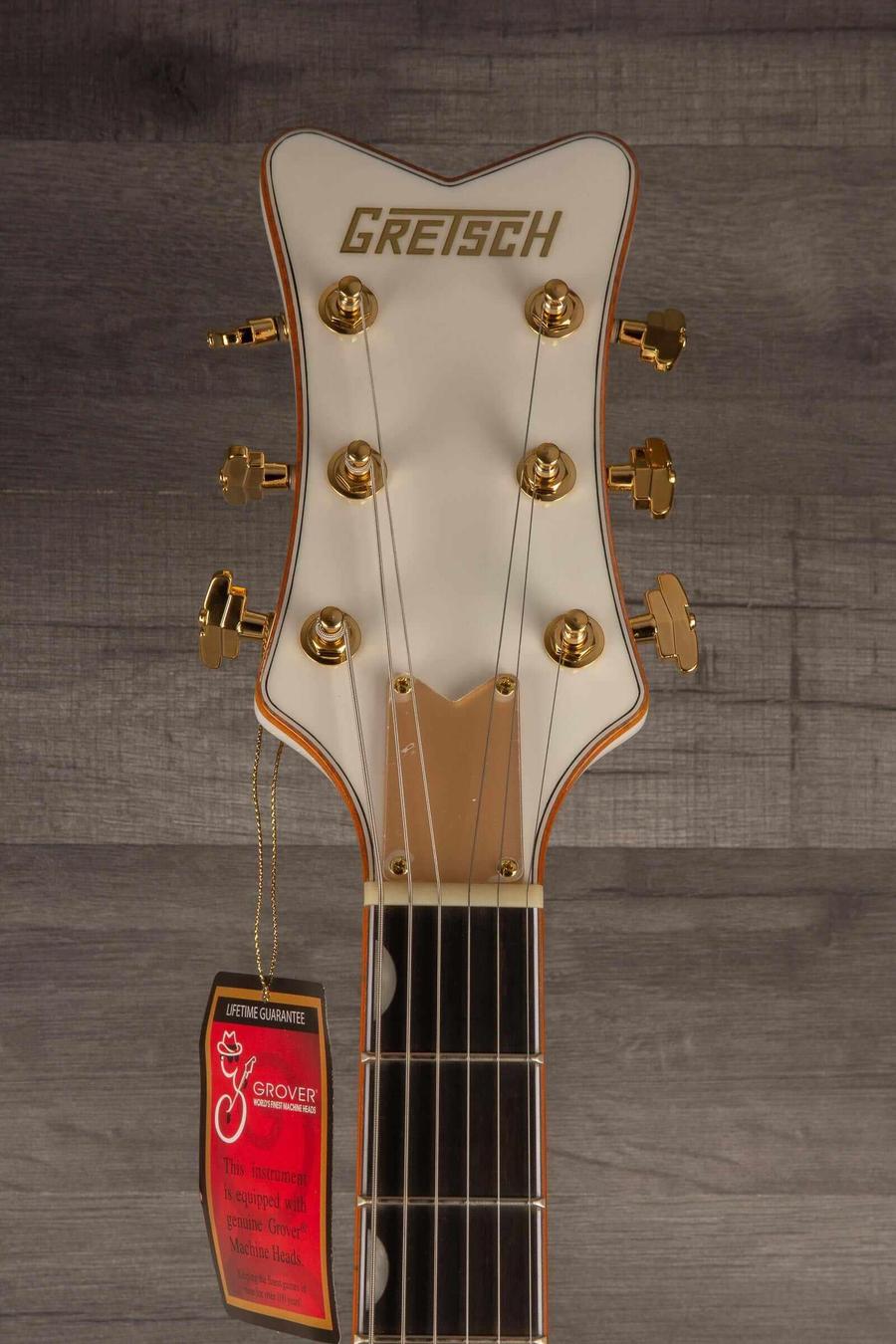 Gretsch Synchromatic™ Falcon™ Hollow Body Single-Cut with Bigsby®, Ebony Fingerboard, Snowcrest White - MusicStreet